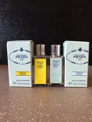 PRADA MILANO EAU DE PARFUM INFUSION D’YLANG & INFUSION D’IRIS MINI SIZE 0.24 FL