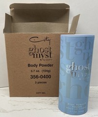 Coty Ghost Myst Mist Perfumed Body Talc Powder 3.7 oz Rare Discontinued 104g