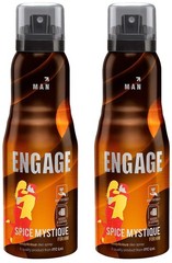 @ Spice Mystique Deodorant Body Spray For Men Each 150ml Pack Of 2 t686