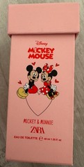 Zara Disney Mickey Mouse & Minnie Perfume Eau De Toilette 40ml (1.35 fl.oz.) NEW