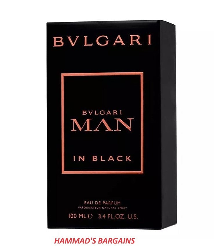 BVLGARI MAN IN BLACK EDP 3.4 OZ / 100 ML (NEW IN A BOX) SEALED