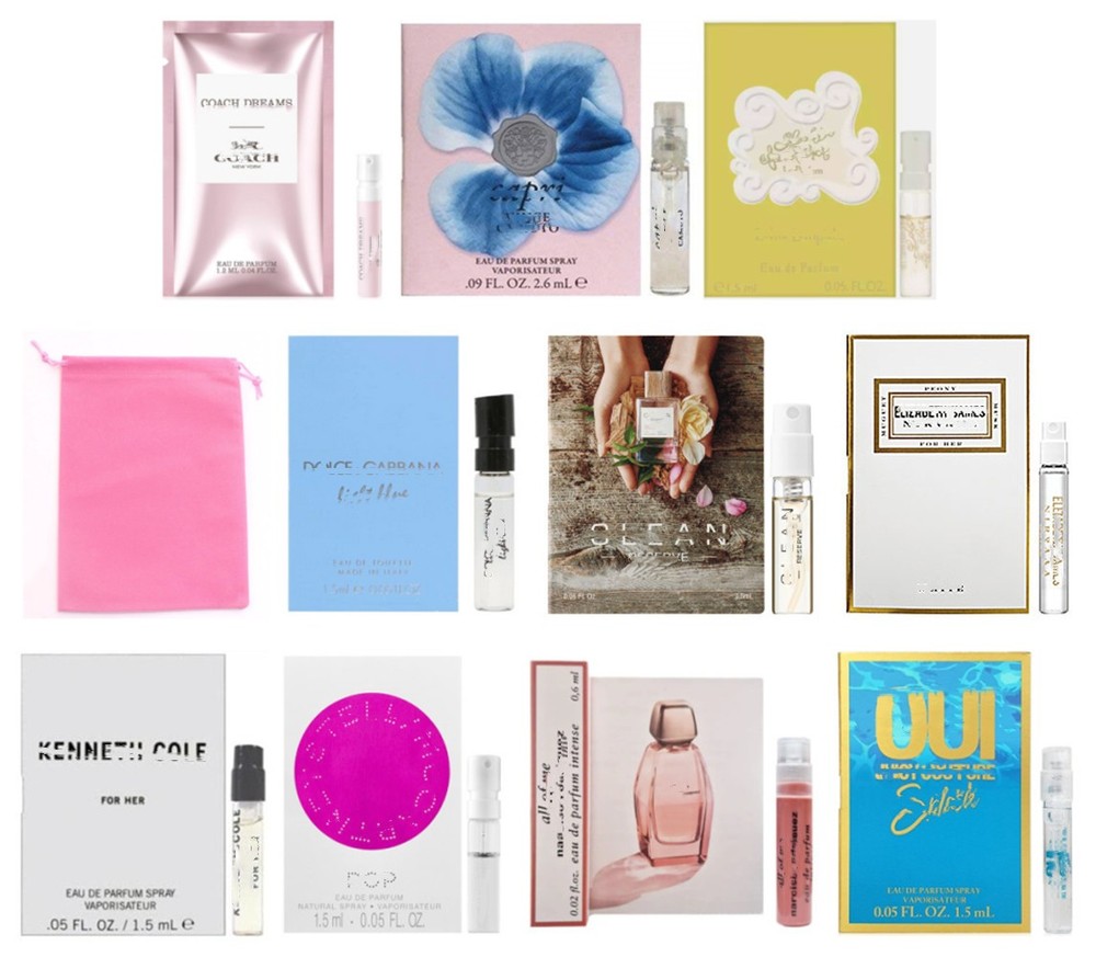 10 High End Women’s Perfume Sample Vials