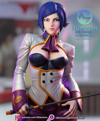 Elizabeth – 3DMoonn – Pin Up Statue & Miniature | DND | Tabletop | Figurine