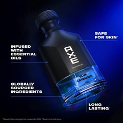 Axe Fresh Blue Lavender Long Lasting Eau De Parfum 100 ml New Sealed Box