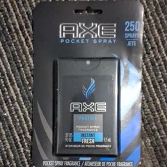 AXE Phoenix Pocket Spray Fragrance Instant Fresh Travel Size .57 fl oz 17 ml x 3