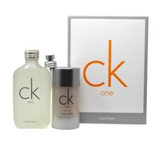 CALVIN KLEIN CK ONE 2 PIECE GIFT SET EAU DE TOILETTE SPRAY 100 ML/3.4 FL.OZ.