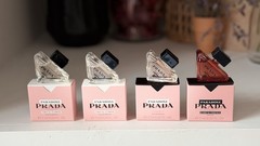 NIB PRADA PARADOXE EAU DE PARFUM, VIRTUAL FLOWER, RADICAL ESSENCE 7ml x 4pcs