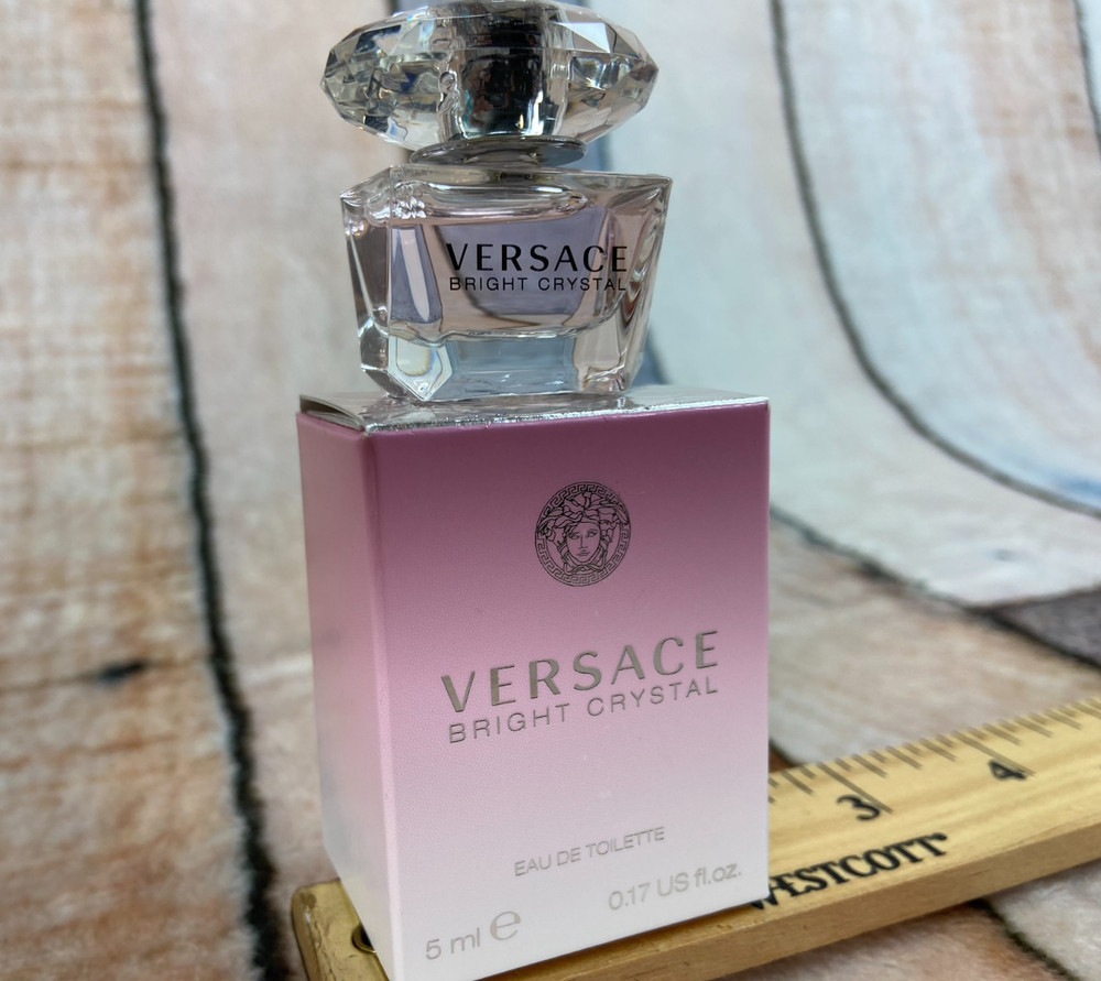 Versace Bright Crystal Mini Eau de Toilette Spray Travel Size Tester 5ml/0.17oz