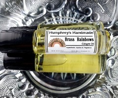 Men’s BRASS RAINBOWS Cologne Oil Roll On Cologne, Eros Scent Jojoba Oil Patriot