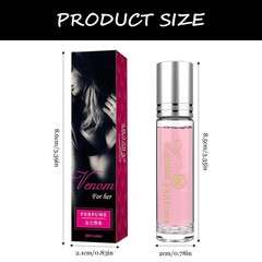 Enchanting Lunex Phero Rose Perfume – Long-Lasting Pheromone Roller, 3PCS
