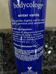 5 Bodycology WINTER VANILLA Scent Women’s Fragrance Mist Perfume Spray 8 FL oz.