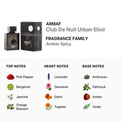 Armaf Men’s Club De Nuit Urban Elixir EDP Spray 3.55 oz Fragrances 6294015163513