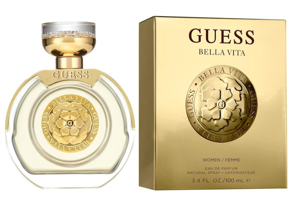 GUESS BELLA VITA Perfume for Women 3.4 oz 100 ml Eau de Parfum Spray NEW IN BOX