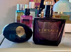 Versace Crystal Noir Eau De Toilette 1 Oz. Spray Women New No Box Made In Italy