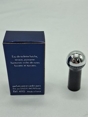 VINTAGE Pierre Cardin Blue Bleu Marine SPLASH Eau de Toilette .14 fl oz-4 ml