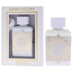 Khalis Musk Is Glory Niche Collection EDP for Men, Oriental Floral 3.4 oz Spray