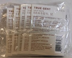 Avon Men’s True Gent Cologne Samples 2/5pks 0.8ml / 0.02 FL OZ – New! Sealed