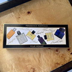 Designer Men’s Fragrance Portfolio Gift Set Nino Cerruti Fendi Lagerfeld