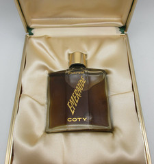 Vintage 50’s-60’s Emeraude Coty Pure Parfum 0.40 fl. oz. Satin Lined Box