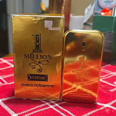 Rare Paco Rabanne 1 Million Intense Eau de Toilette EDT Spray Regular Size 1.7