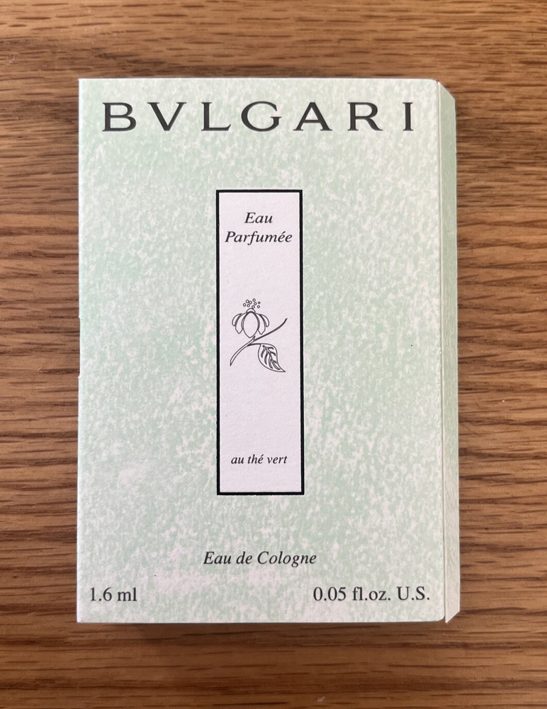 Bvlgari Eau Parfumee AU THE VERT Perfume Eau de Cologne Sample .05 oz / 1.6 ml