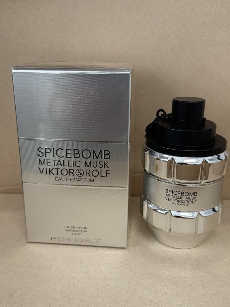 SPICEBOMB METALLIC MUSK by Viktor & Rolf | Men’s 3.04 Eau de Parfum Spy | SEALED