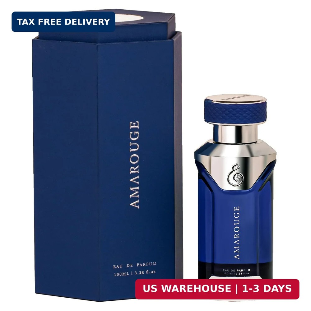EMBAROUGE Amarouge | Eau de Parfum | Fresh • Woody • Spicy | Fragrance for Men |