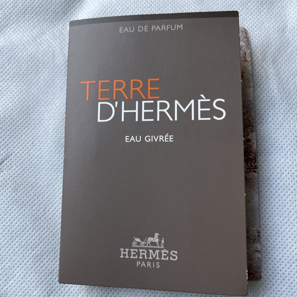 Terre d Hermes Eau Givree Parfum EDP Spray Vial 2mL Citrus Woody Fresh New