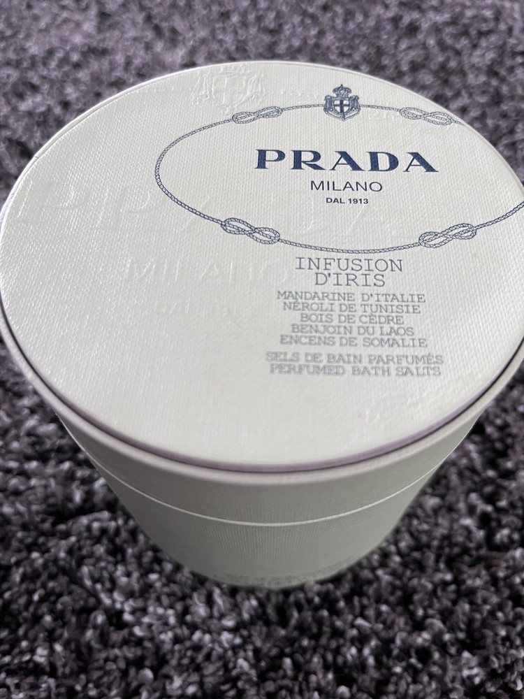 NEW Prada Milano Infusion D’Iris Perfumed Bath Salt 17.6 Oz No Box