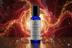 Crimson Aura – Amber Saffron Roll-On Perfume Oil Vegan Alcohol FREE