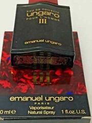 Emanuel Ungaro III # 3 Pour L’ Homme By Ungaro Men 1oz/ 30 ml EDT Spray VINTAGE