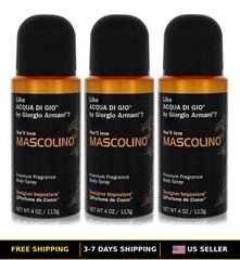Men’s 4 oz Body Spray – Bod Man Mascolino Fragrance, Masculine Scent
