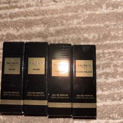 4 Balmain NEW Releases 1.5ml Samples Carbone Rouge Blanc Galaxie
