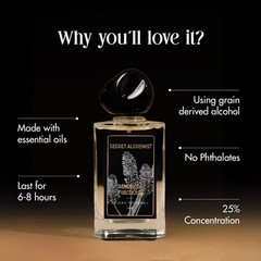 Secret Alchemist Midnight Patchouli Parfum 100ml Clean Long Lasting 1000 Spritz