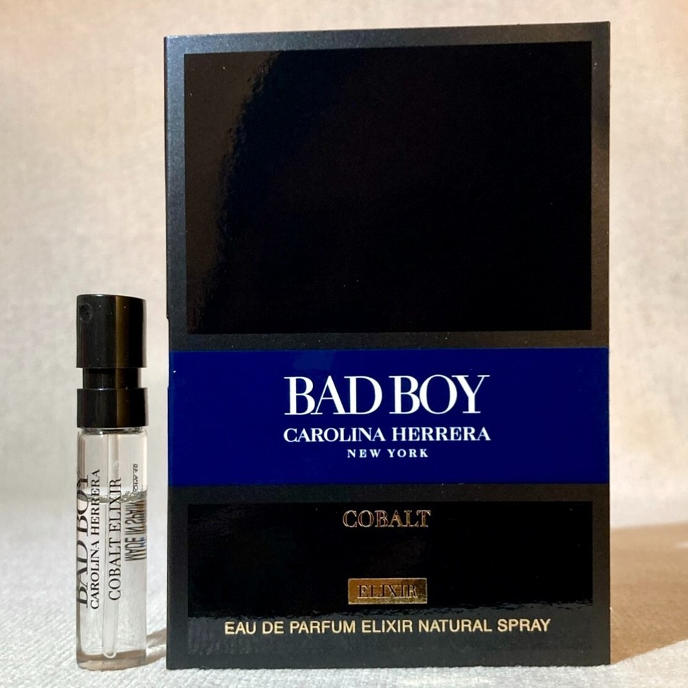 Carolina Herrera Bad Boy Cobalt Elixir Eau de Parfum Sample Spray .05oz, 1.5ml