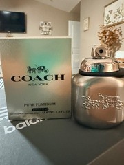 cologne for men. Coach pure platinum.
