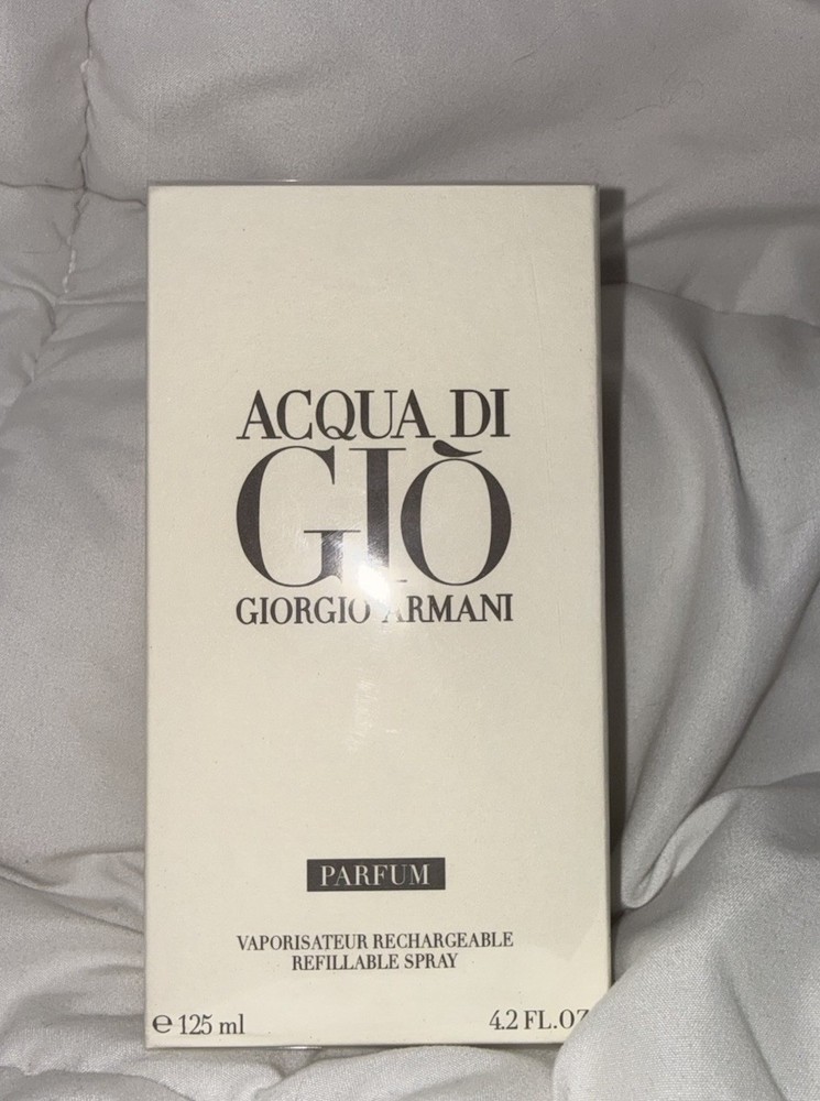 Acqua Di Gio by Giorgio Armani Parfum 4.2 oz 125 mL Cologne Brand New Sealed