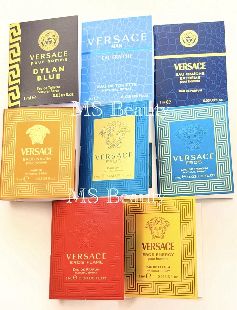 Versace Eros Cologne /Perfume For Men Sample 1ml (8pcs)