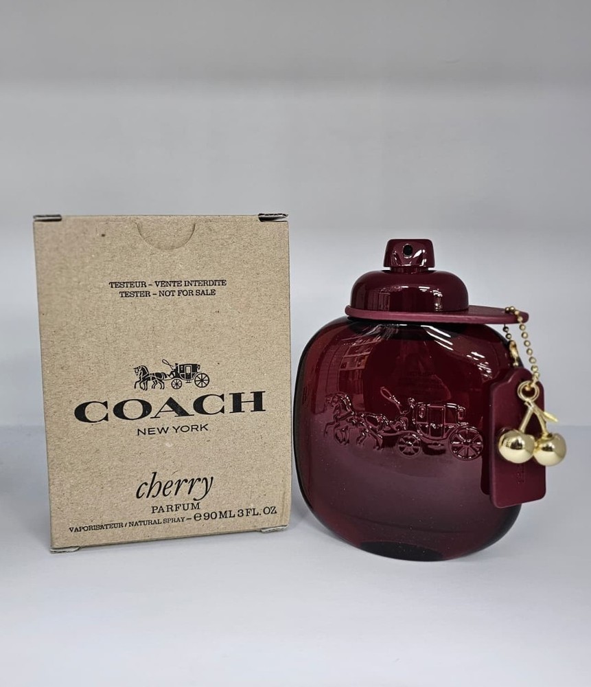 COACH NY CHERRY(NEW) PARFUM SPRAY FOR WOMEN 3 Oz/90ML TESTER in BOX!!!