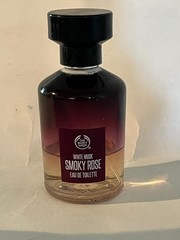 RARE The Body Shop White Musk Smoky Rose 1/4 left in bottle