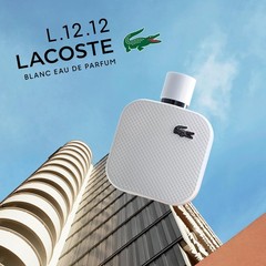LACOSTE L.12.12 Blanc Eau De Parfum for Men – 3.3 Fl Oz (Pack of 1), White