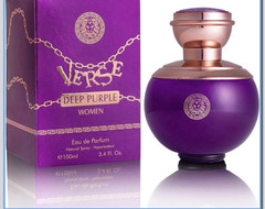 Verse Deep Purple Eau de Parfum Spray 3.4 fl oz Regular Size Freesia Cedar