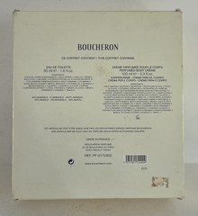 Boucheron 2-Piece Set 1.6 Fl Oz EDT Spray & 3.3 Fl Oz Body Cream New In Open Box