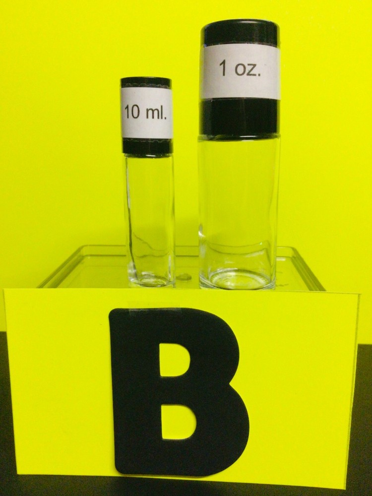 “B” Cologne Oils, 10 ml. Roll on Bottles, Premium Oils, Muslim Oils