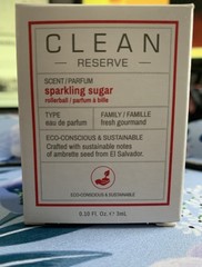 Clean Reserve Sparkling Sugar eau de parfum Travel Rollerball 0.10 fl oz 3ml