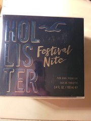 HOLLISTER FESTIVAL NITE by HOLLISTER | Men’s 3.4 Oz Eau De Toilette ~ SEALED ~