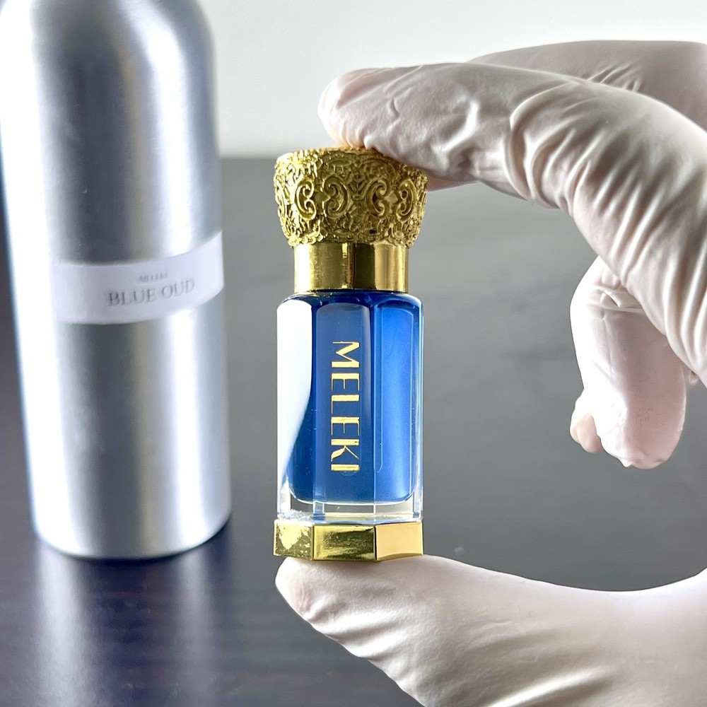 Blue Oud Perfume Oil | Unisex Arabian Fragrance | Oud, Woody, Amber, Rose | 3ML