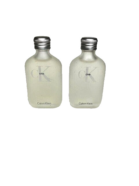 2 x CK One by Calvin Klein Eau de Toilette .5 fl oz each Splash – Free Shipping