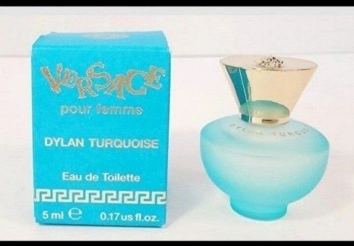 Versace DYLAN TURQUOISE perfume/ fragrance deluxe sample 5 ml 0.17 us fl.oz.