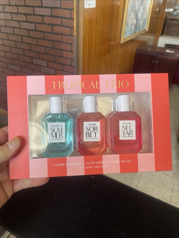 Perfume: Tropical Trio Summer Perfume Eau de Parfum 3pcs X 30 ML/1.02 FL Oz